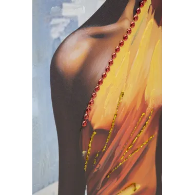 OBRAZ NA PŁÓTNIE W RAMIE DAPHNE -B- 52X4,5X152 cm